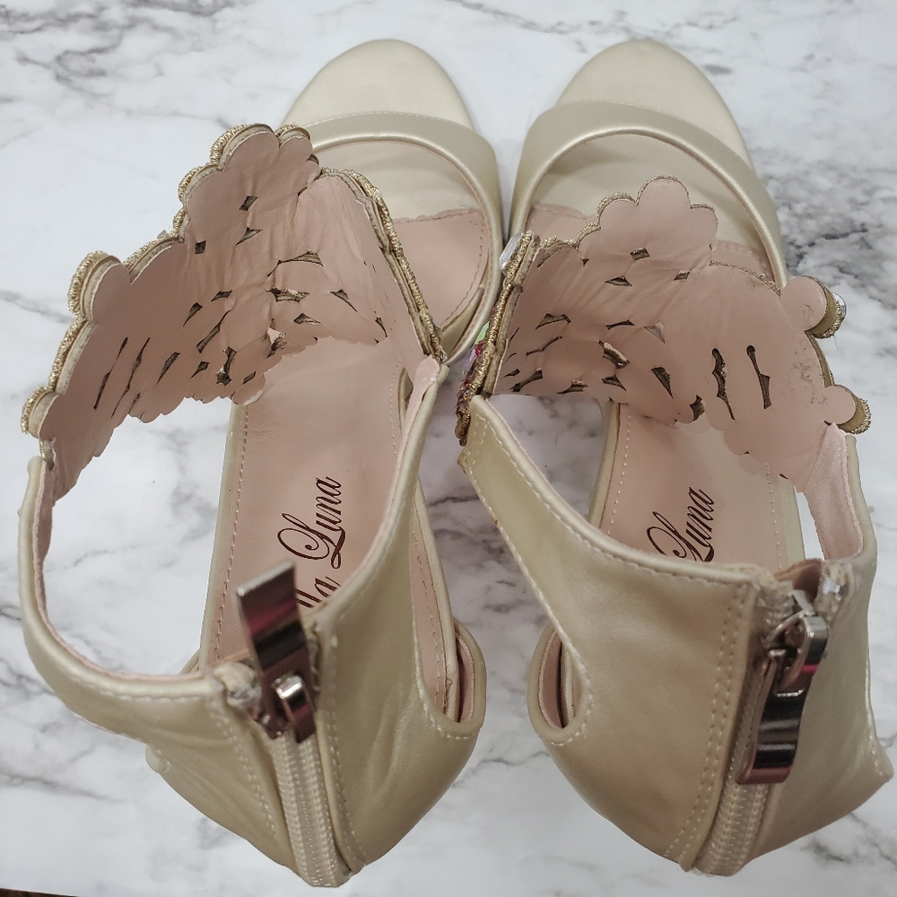 Bella Luna Rhinestone Heels - Picture 9 of 11